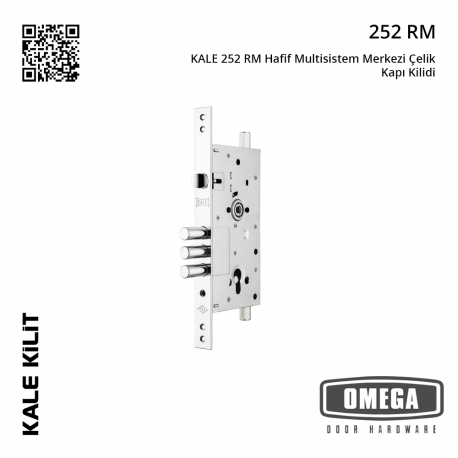 KALE 252 RM Hafif Multisistem Merkezi Çelik Kapı Kilidi