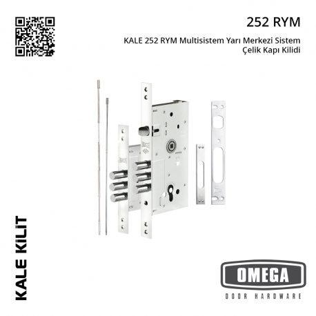 KALE 252 RYM Multisistem Yarı Merkezi Sistem Çelik Kapı Kilidi