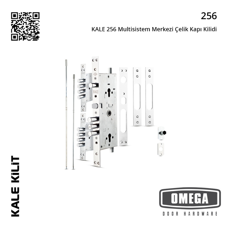 KALE 256 Multisistem Merkezi Çelik Kapı Kilidi