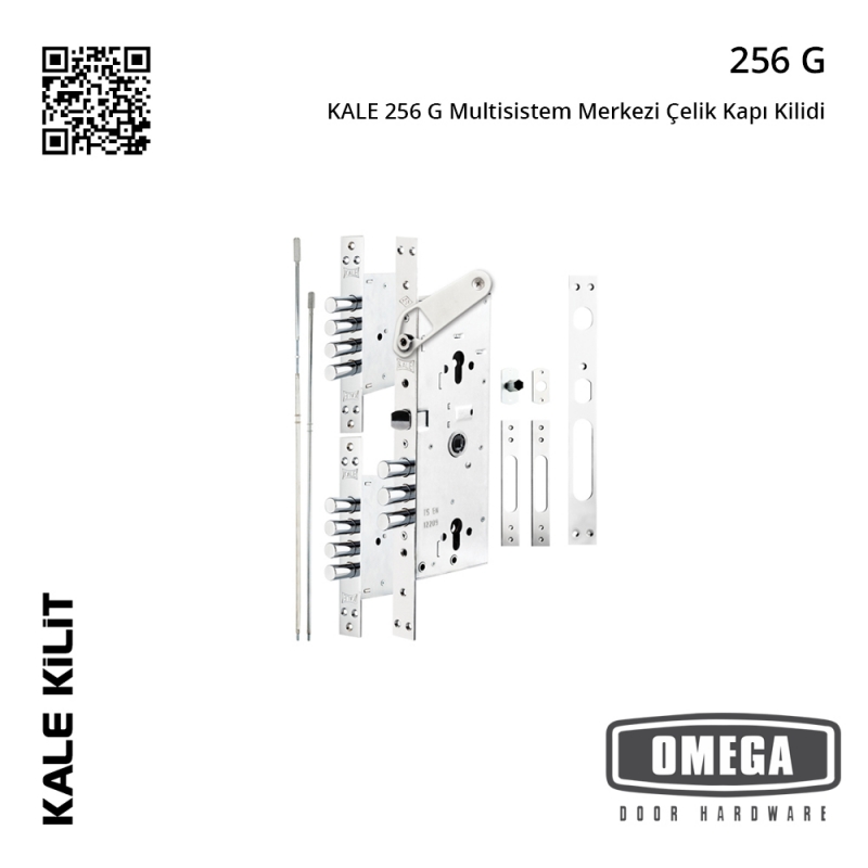 KALE 256 G Multisistem Merkezi Çelik Kapı Kilidi